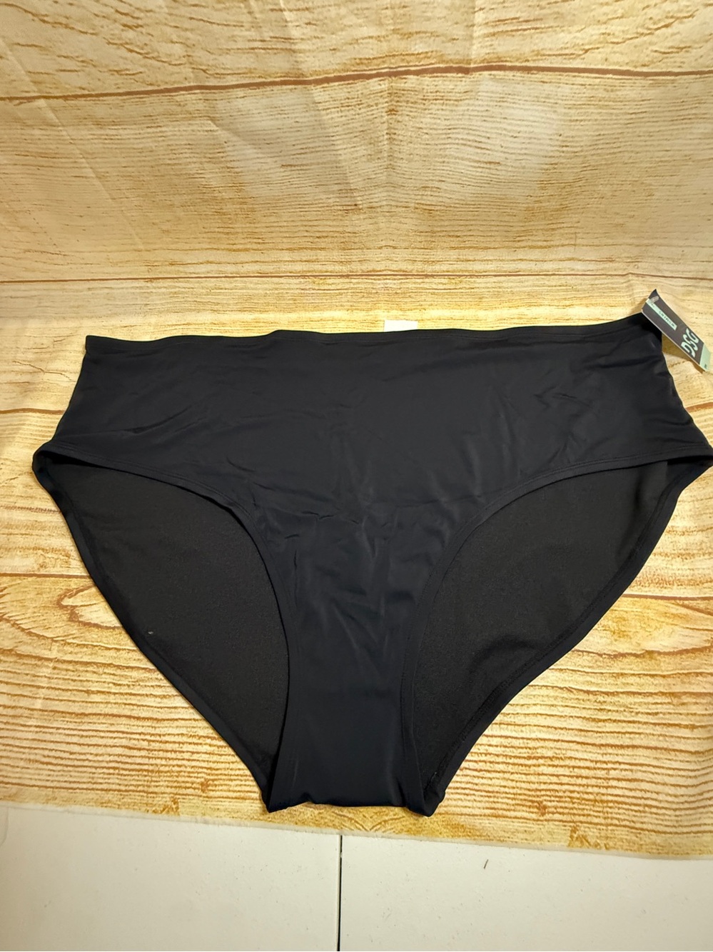 DSG Women's‎ Nell High Waisted Swim Bottoms Black Size 3X